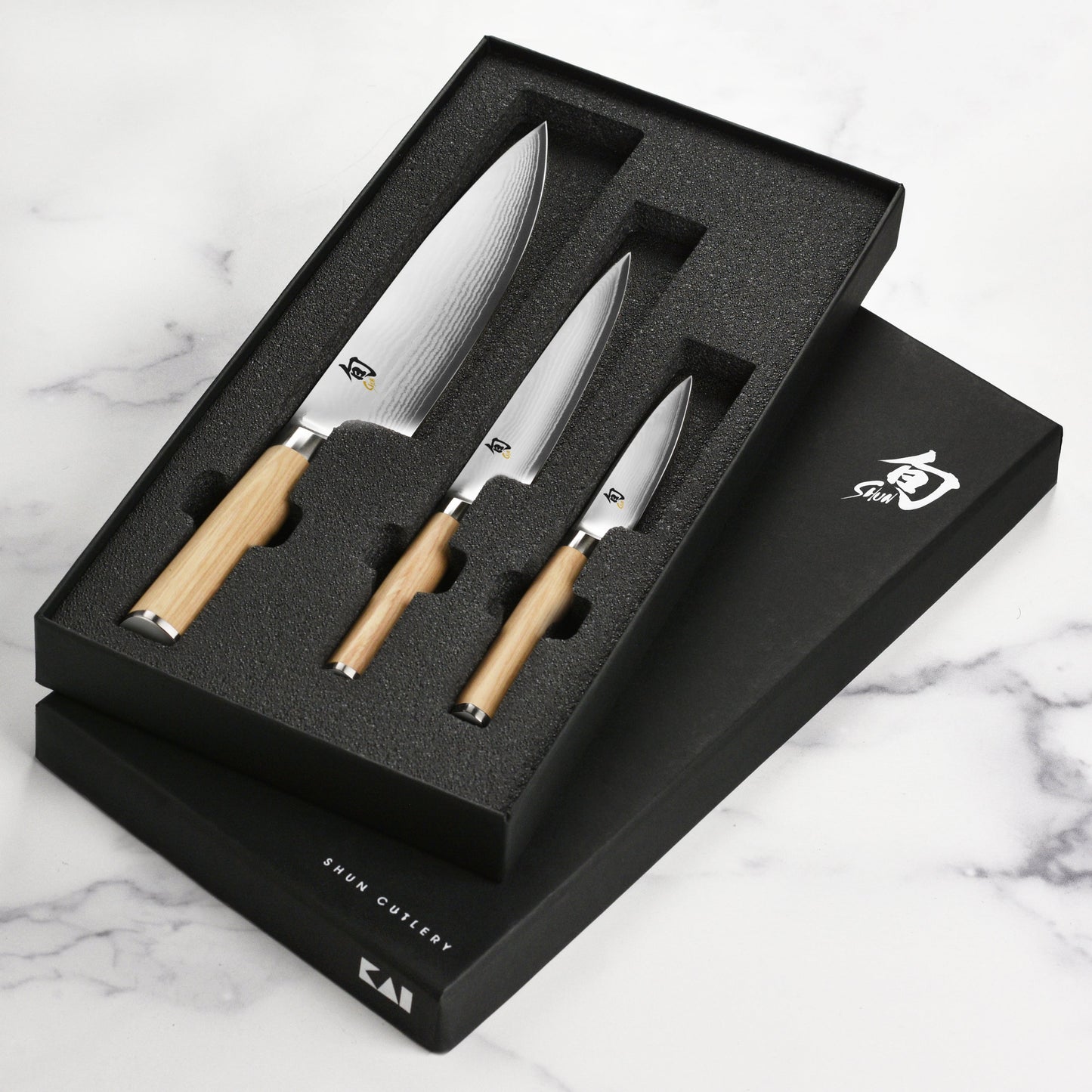 Shun Classic Blonde 3 Piece Knife Set