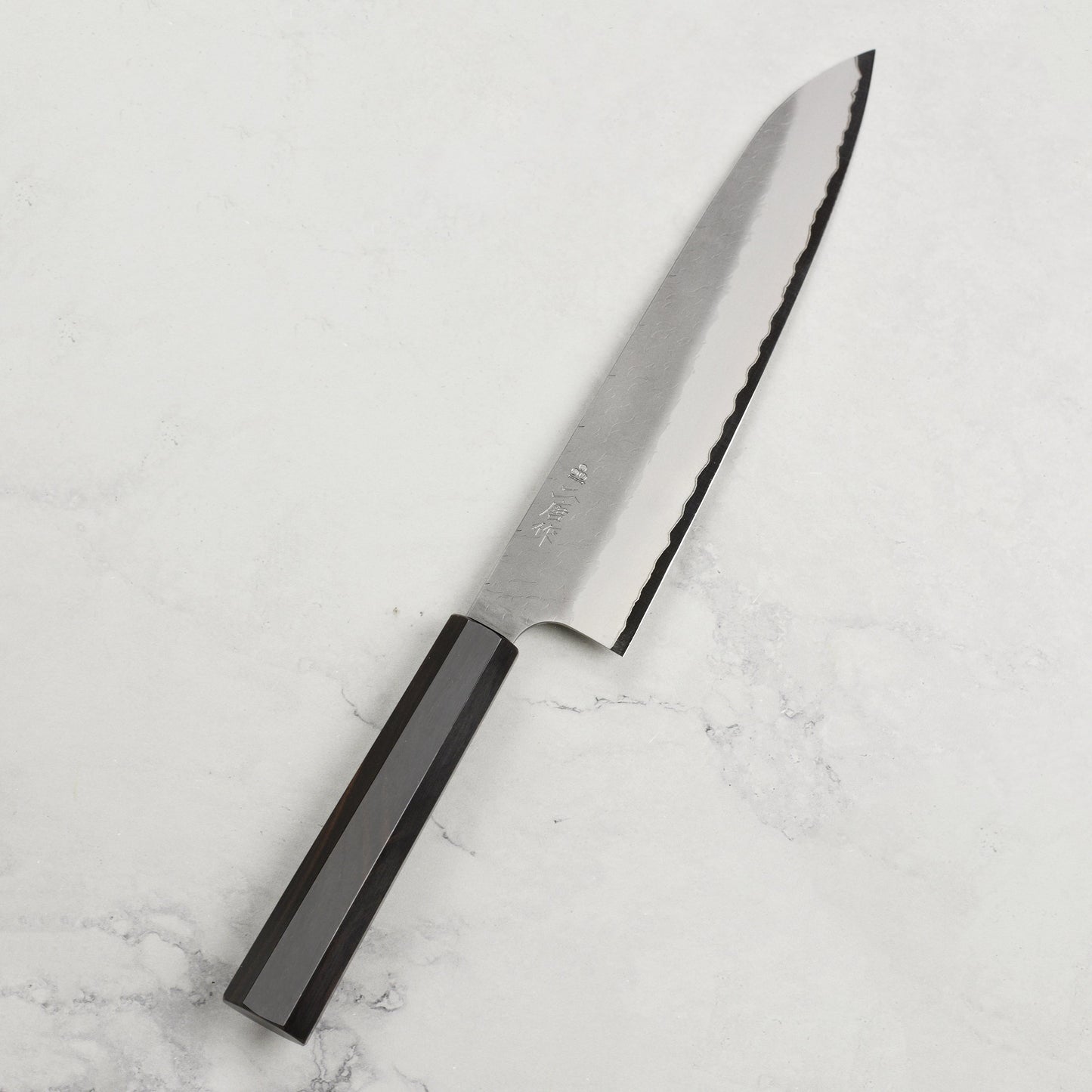 Nigara Aogami Super Migaki Tsuchime 9.4" Gyuto