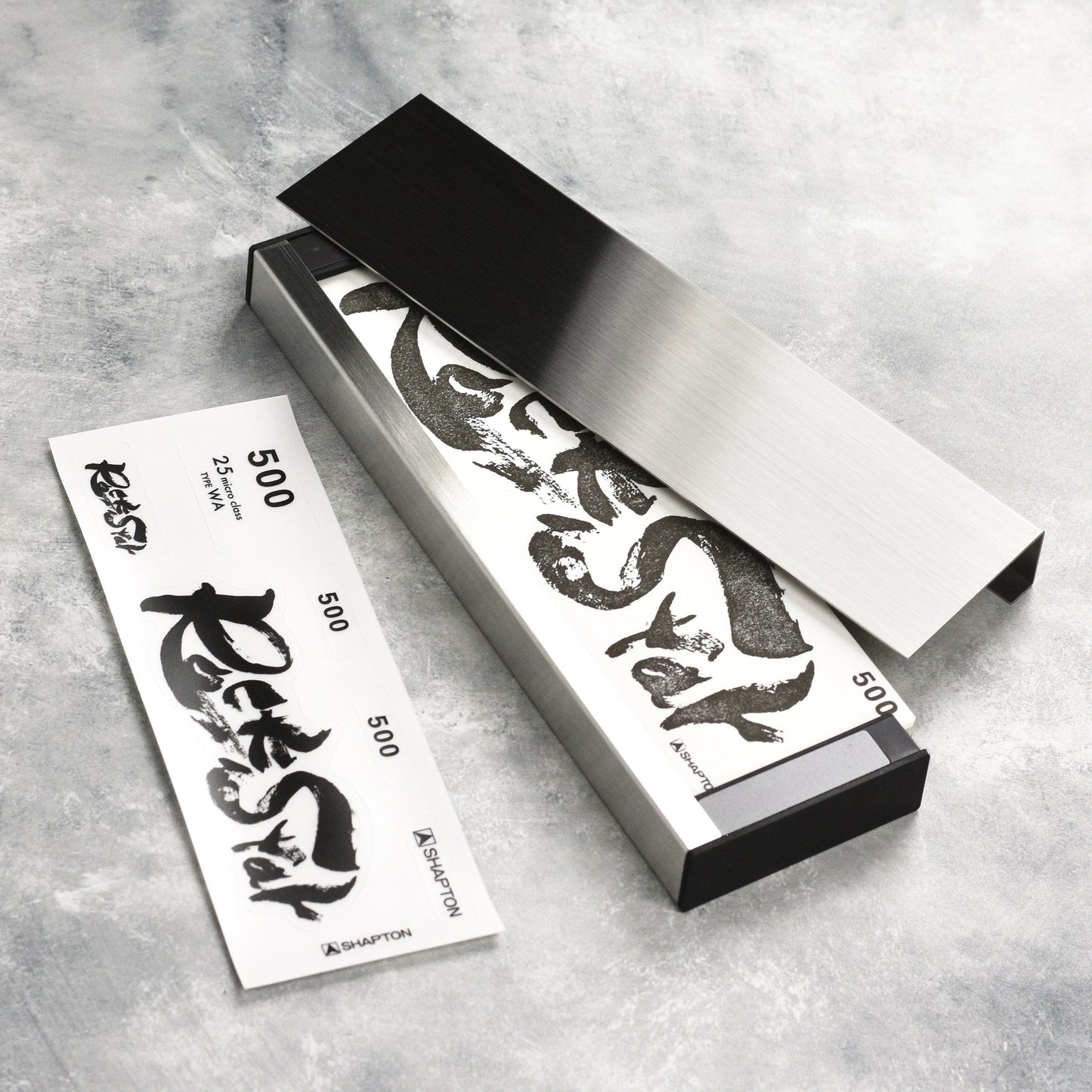 Shapton RockStar 500 Whetstone with Stainless Steel Case