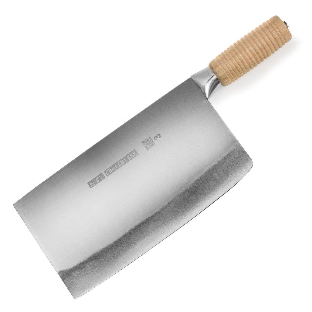 CCK BBQ Chopper 9.4" Carbon Steel Meat Cleaver, Polished