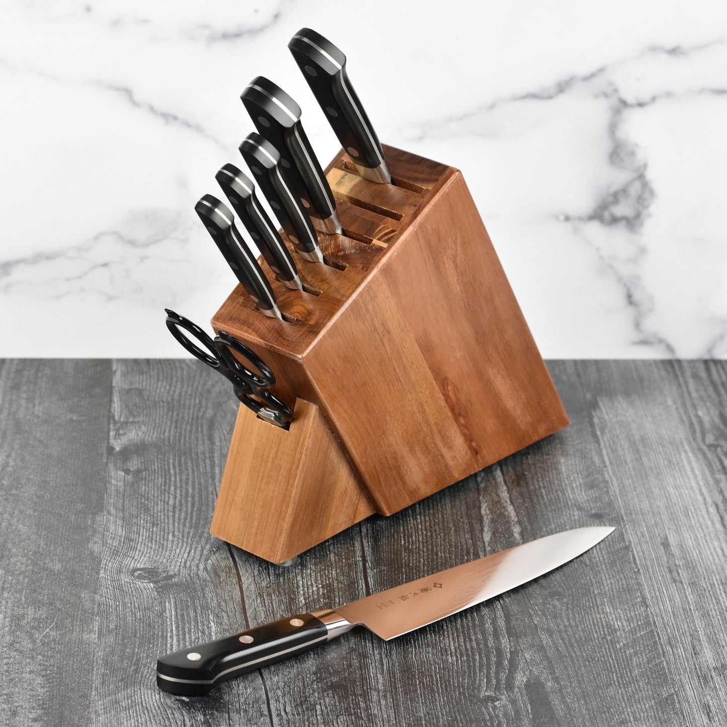 Tojiro Classic Damascus 3 Piece Knife Set