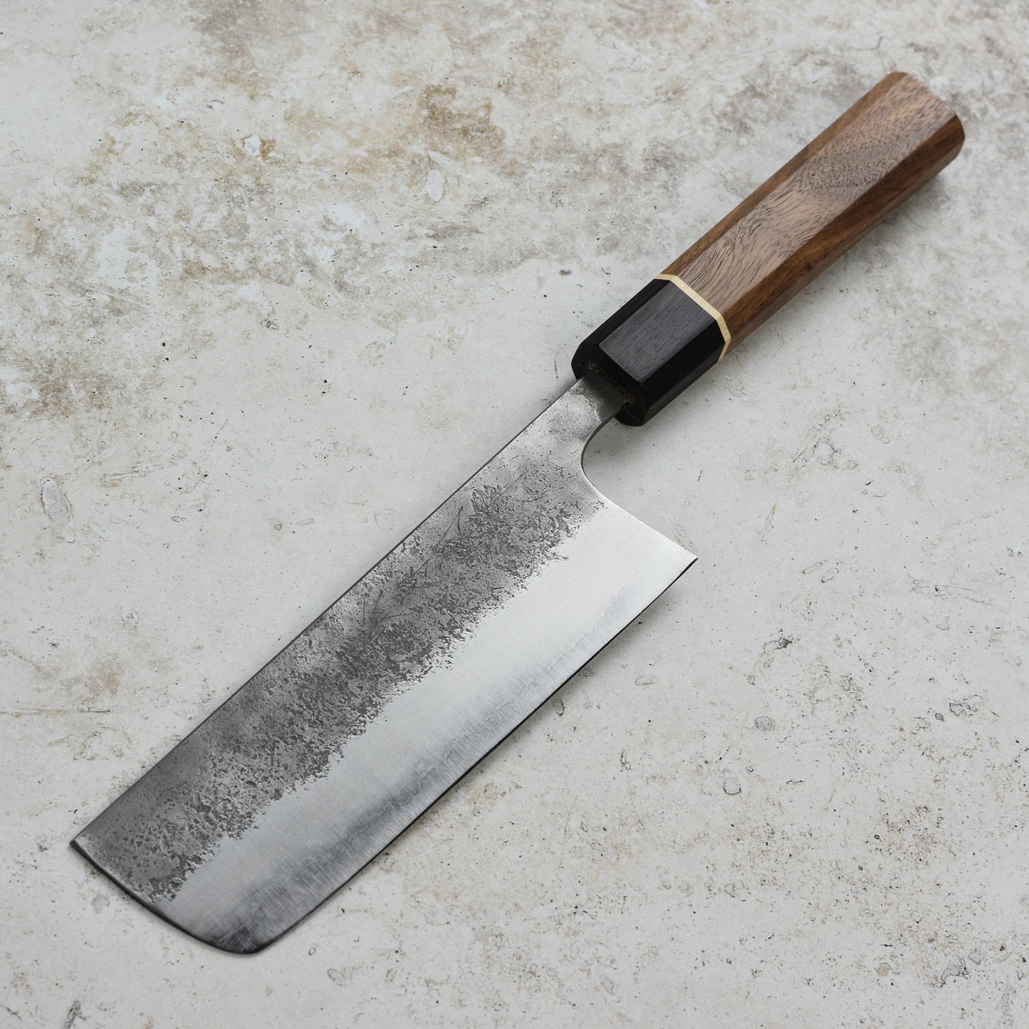 Matsubara Aogami #2 Nashiji Stainless Clad 6.5" Nakiri