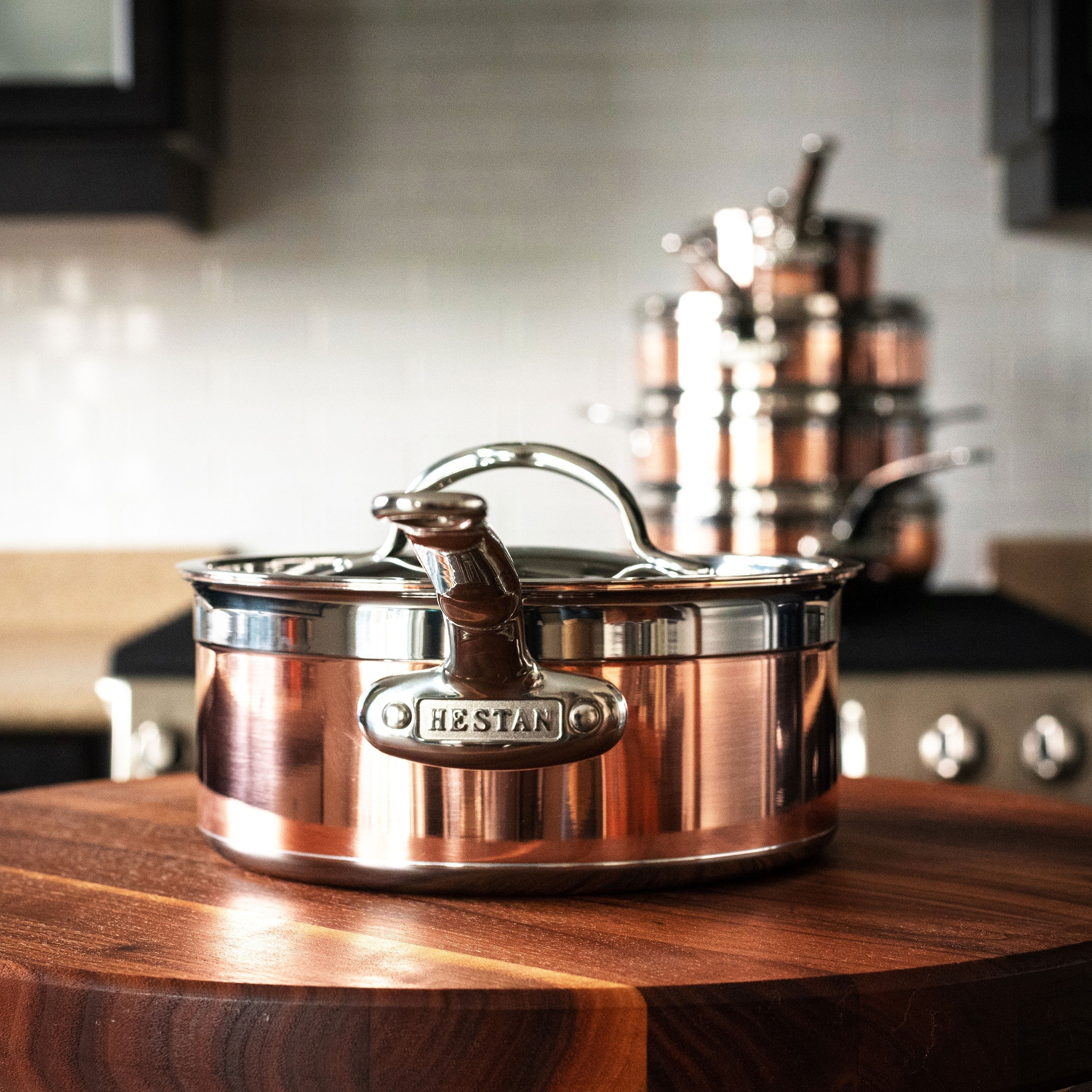 Hestan CopperBond 5 Piece Induction Copper Cookware Set