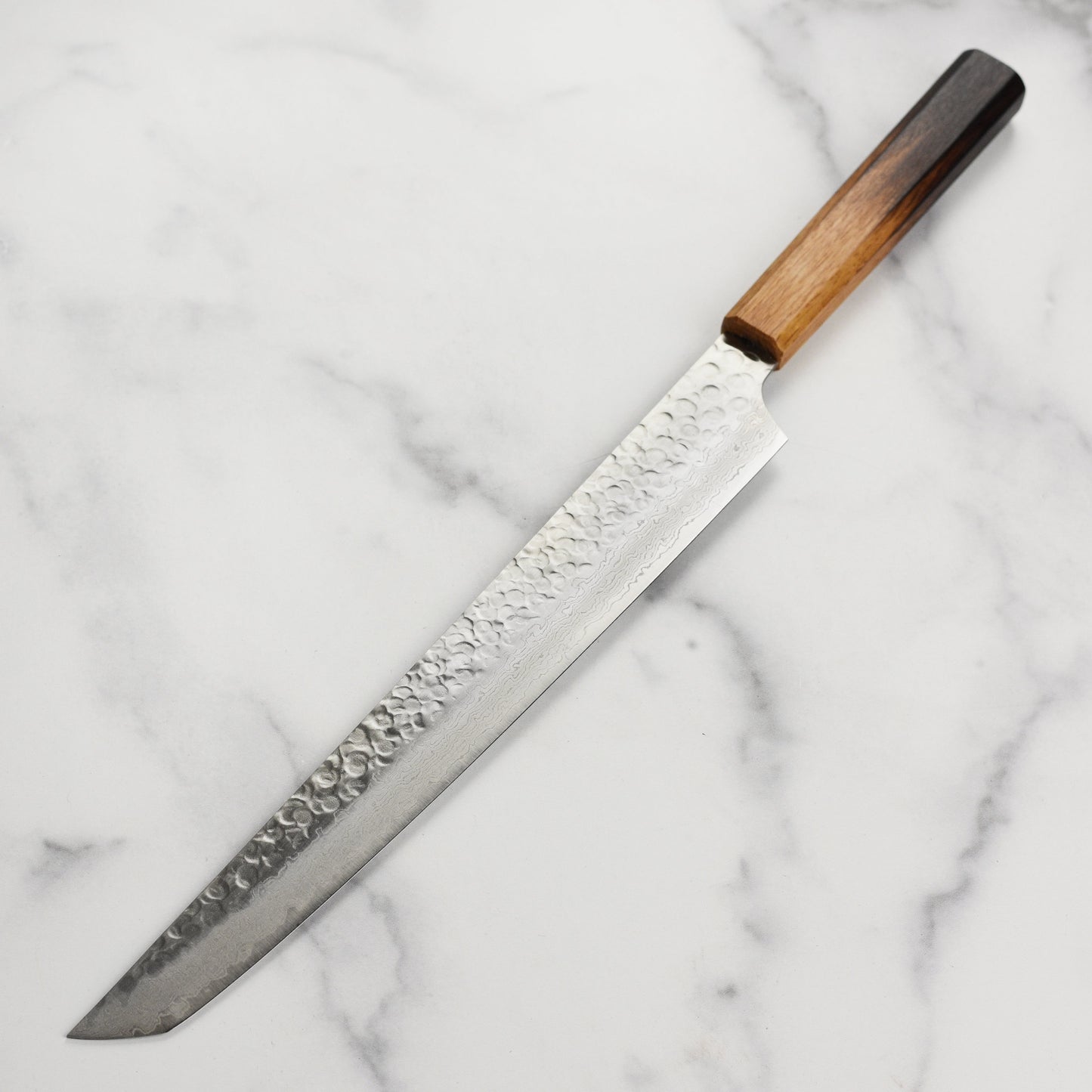 Takayuki Tsuchime Damascus Urushi 11.8" Sakimaru-Yanagiba