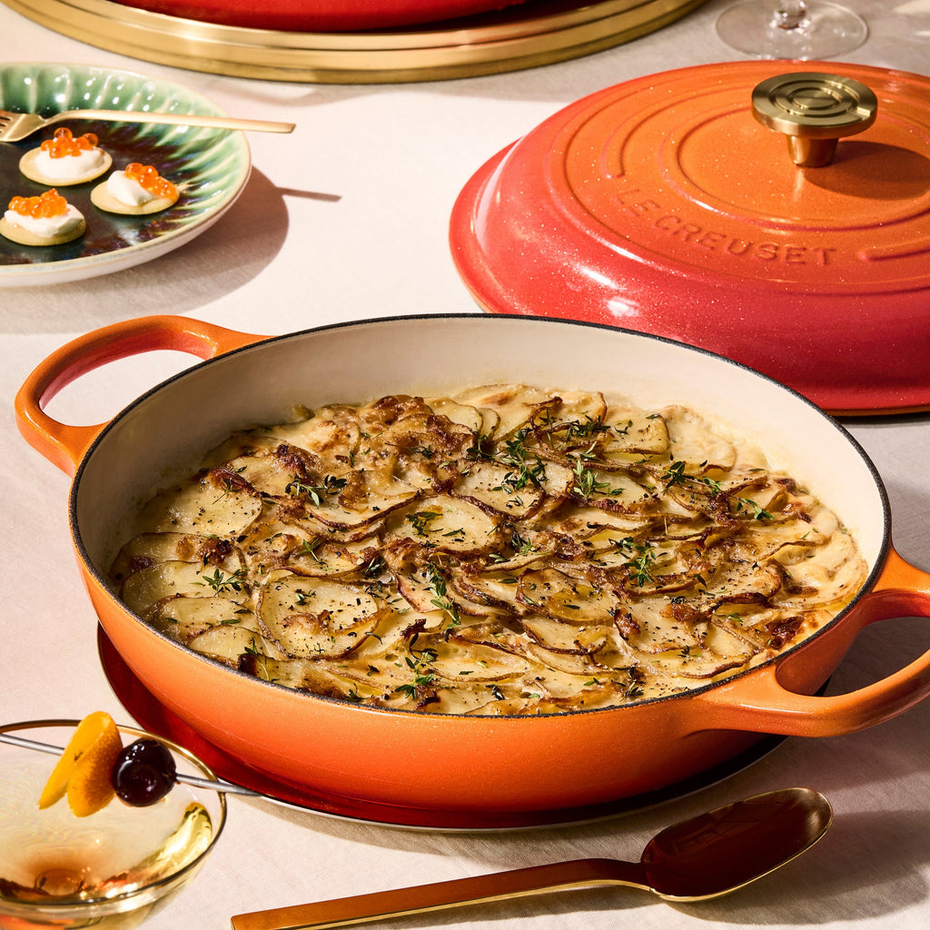 Le Creuset Signature Cast Iron 3.5-quart Flamme Doree Braiser