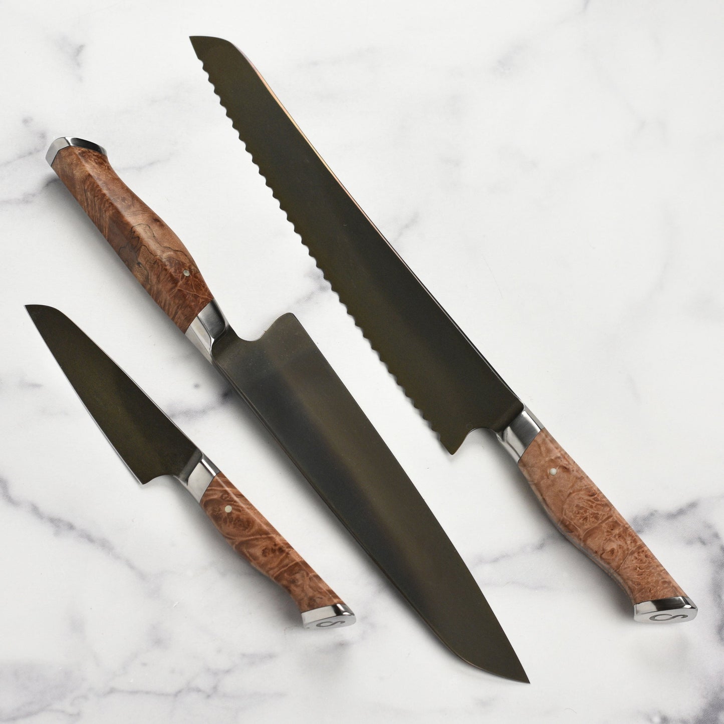 Steelport Carbon Steel 3 Piece Knife Set