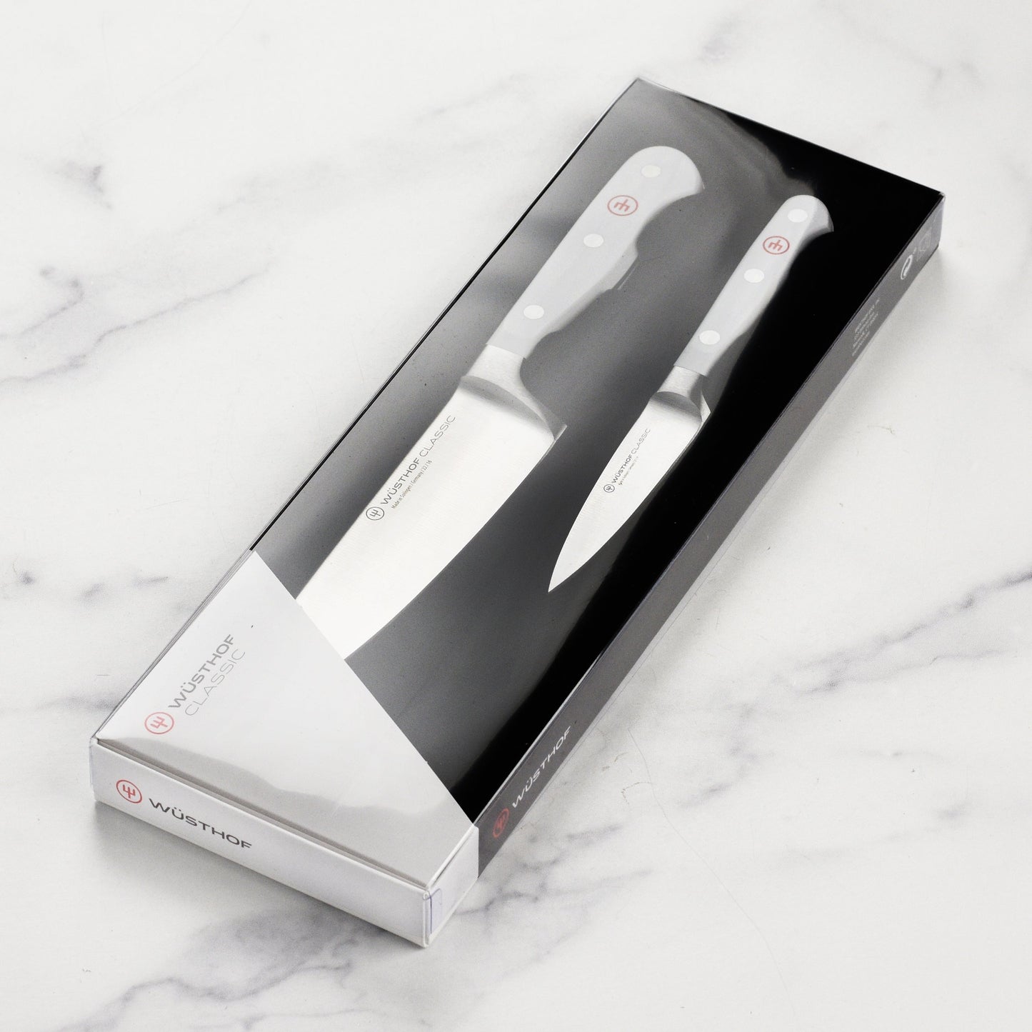 Wusthof Classic White 2 Piece Prep Knife Set