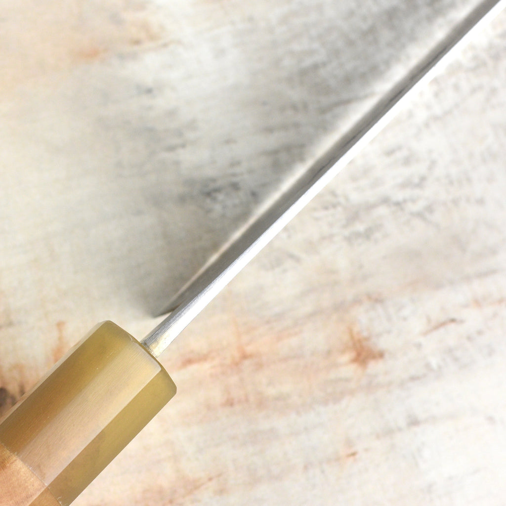 Shiro Kamo Shirogami #2 Damascus 6.5" Bunka