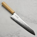Hatsukokoro Ryuhyo SG2 Damascus 9.4" Gyuto, Olivewood