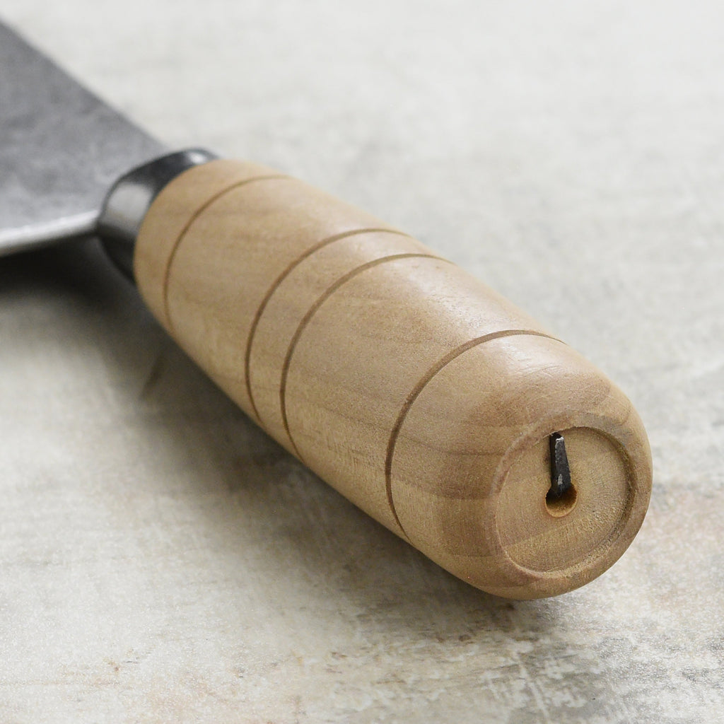 Sentan Forged Shirogami #2 Stainless Clad 7.5" Chinese Cleaver, Kurouchi