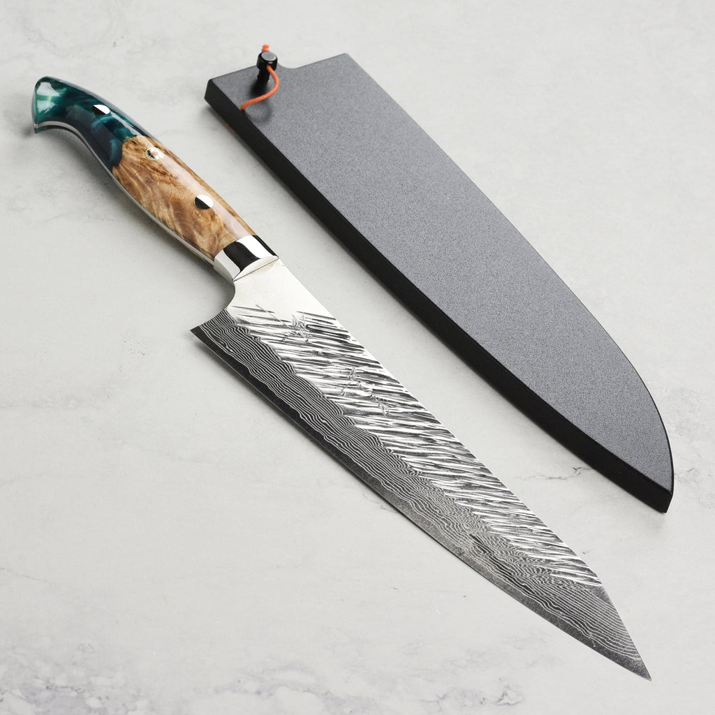 Kurosaki Fujin Forged SG2 Damascus 8.25" Gyuto with Saya