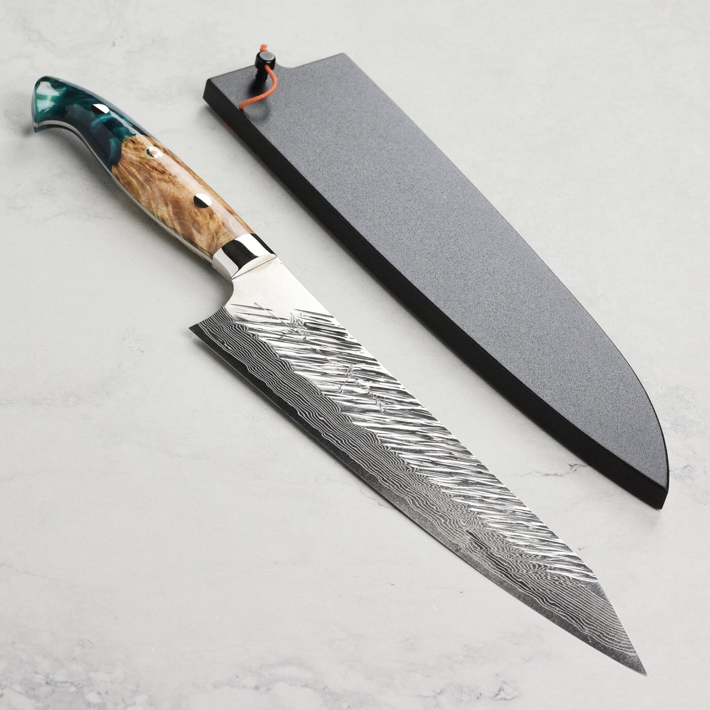 Kurosaki Fujin Forged SG2 Damascus 8.25" Gyuto with Saya
