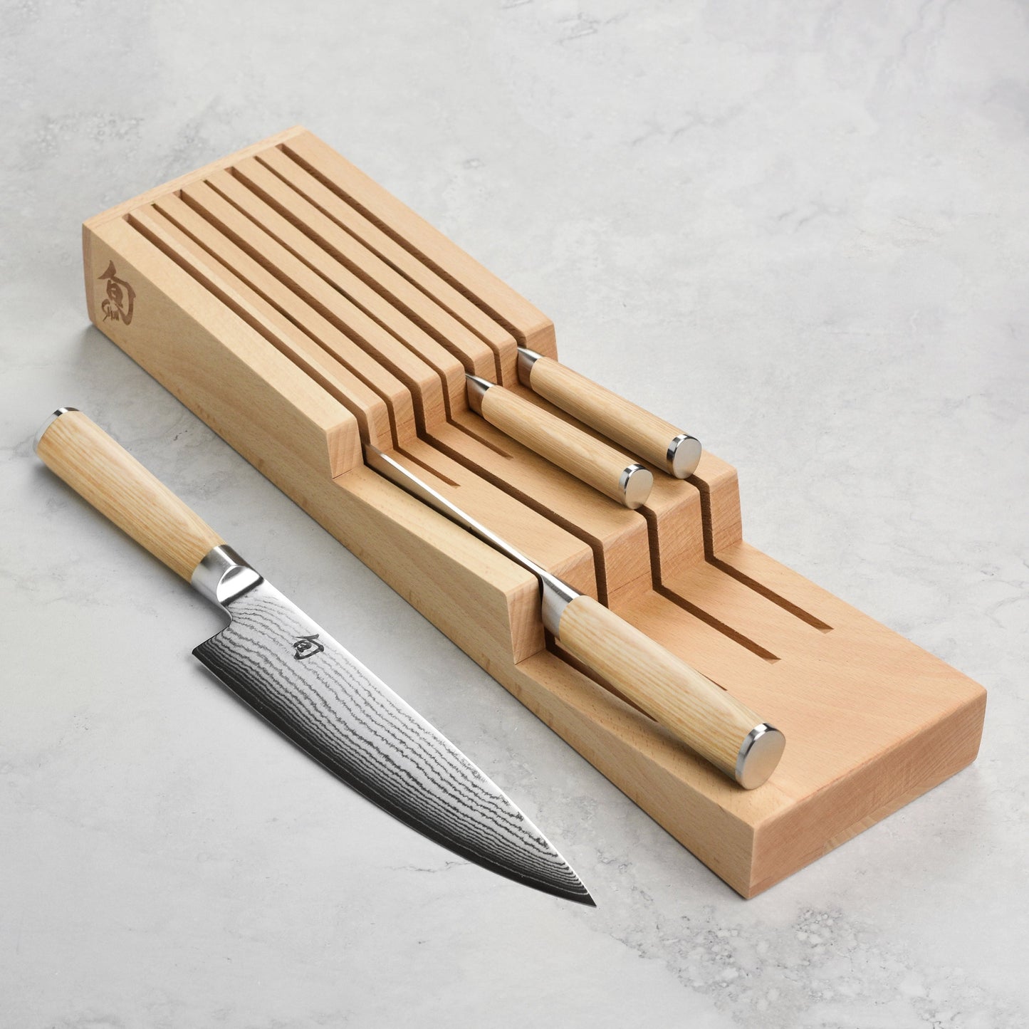 Shun Classic Blonde 5 Piece In-Drawer Knife Set
