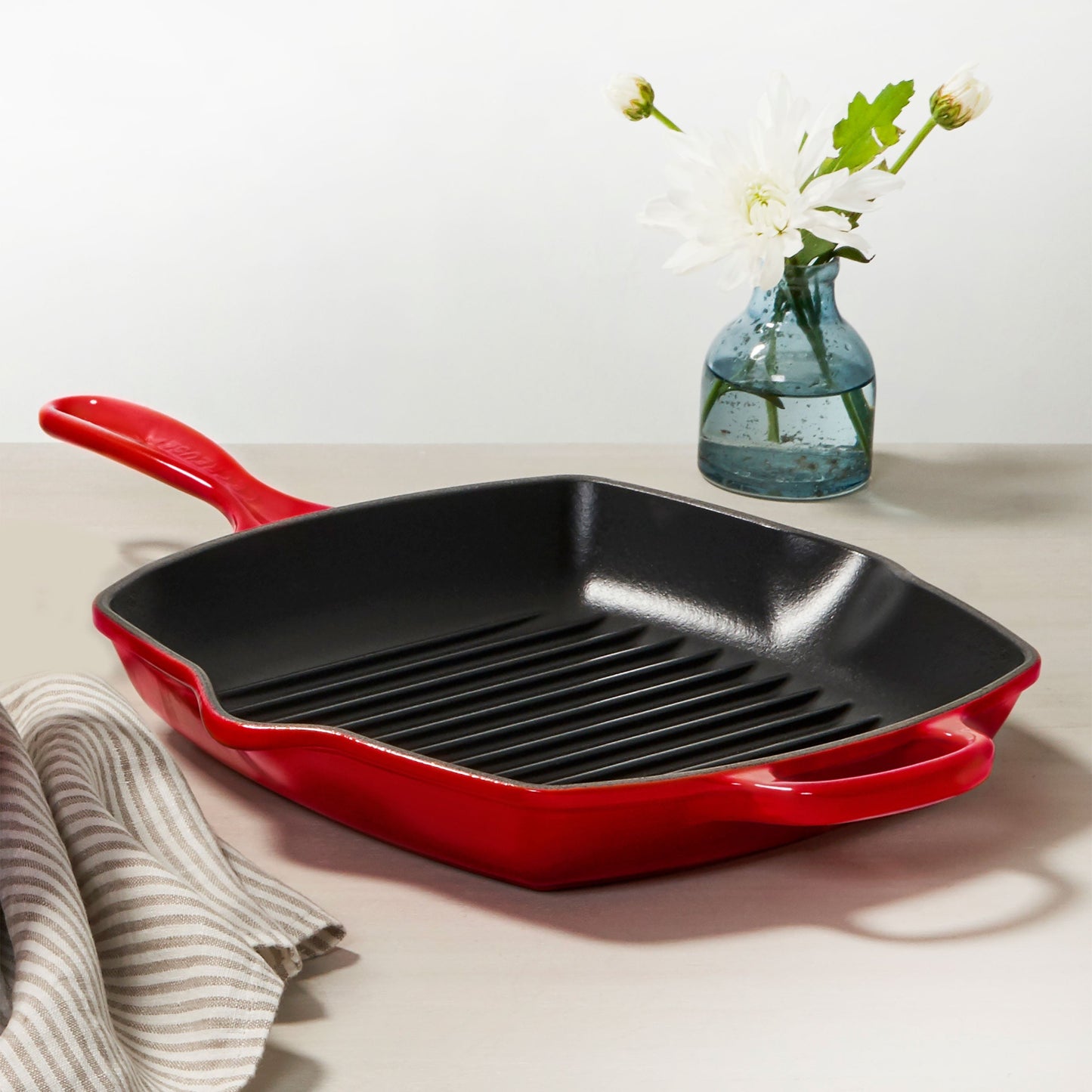 Le Creuset Signature Cast Iron Cerise 5 Piece Cookware Set