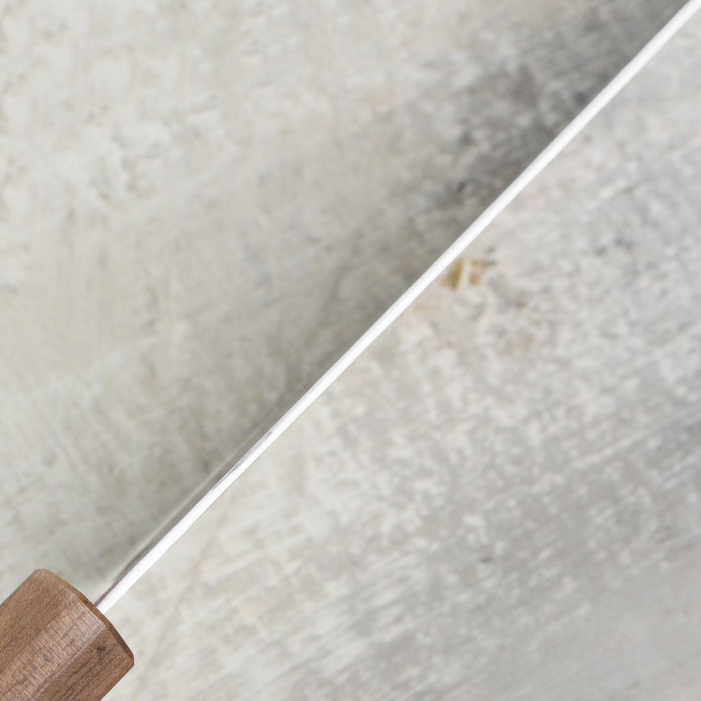 Masutani VG1 Hammered 6.7" Tall Nakiri, Octagonal Walnut Handle