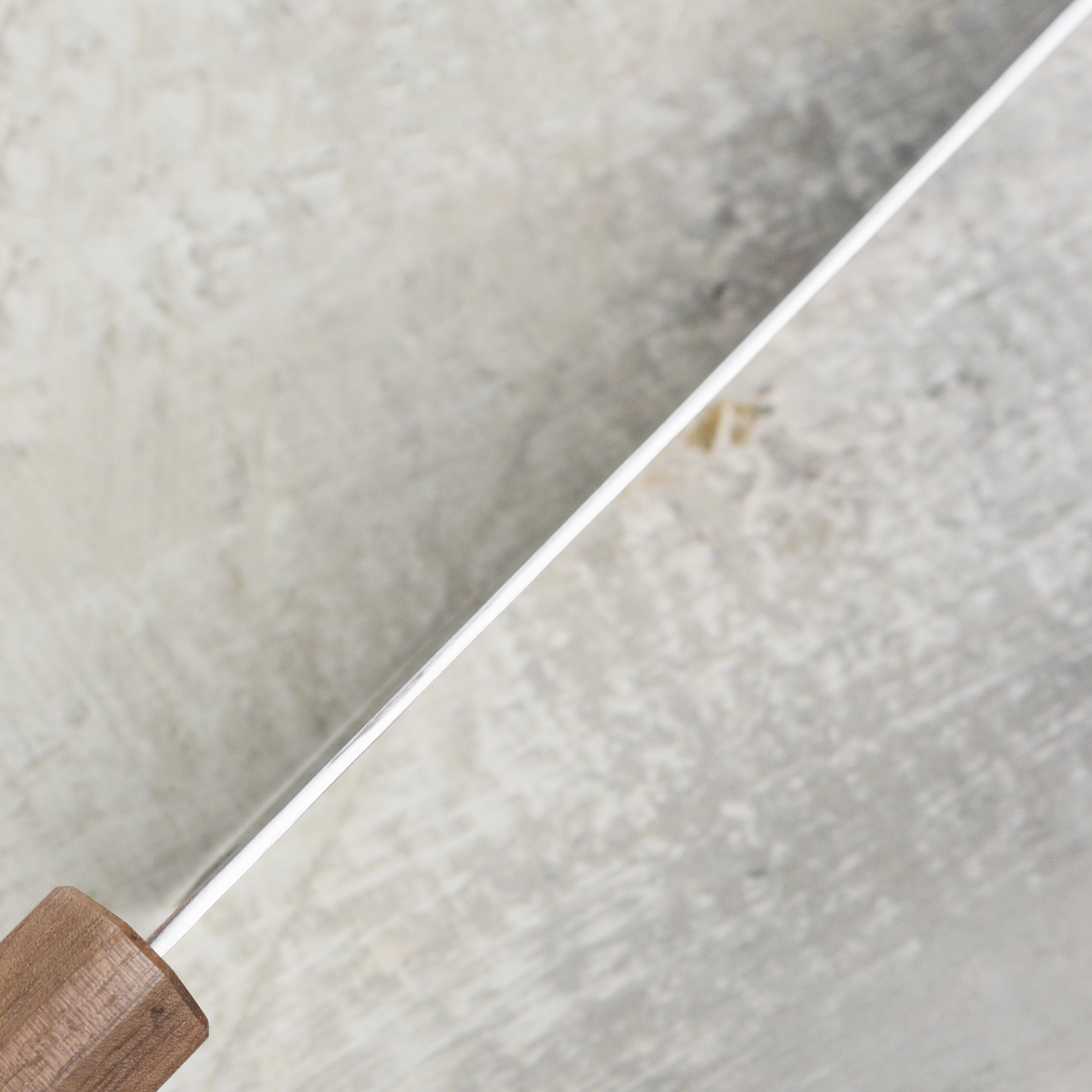 Masutani VG1 Hammered 6.7" Tall Nakiri, Octagonal Walnut Handle