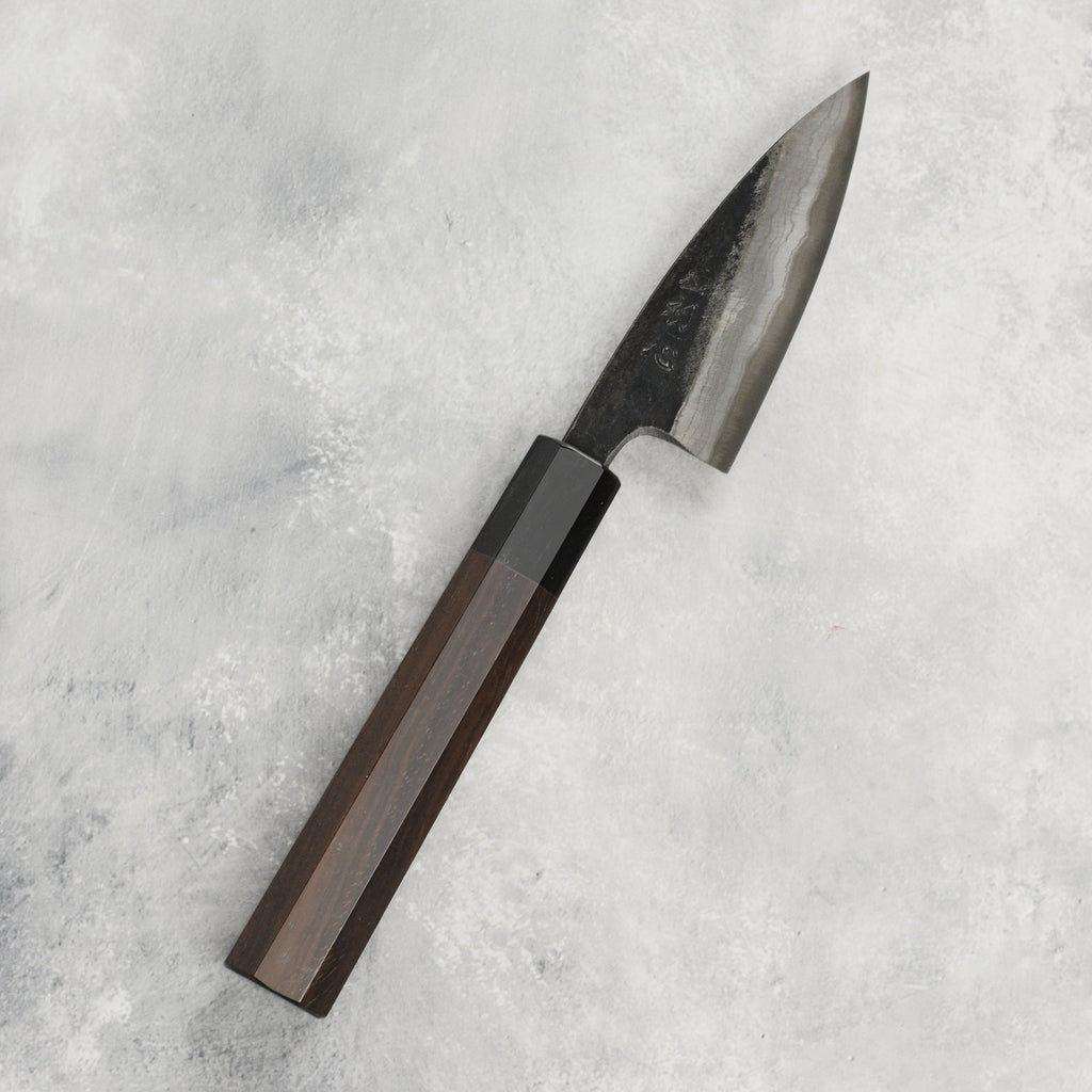 Hatsukokoro Kumokage Aogami Kurouchi Damascus 3.1" Petty