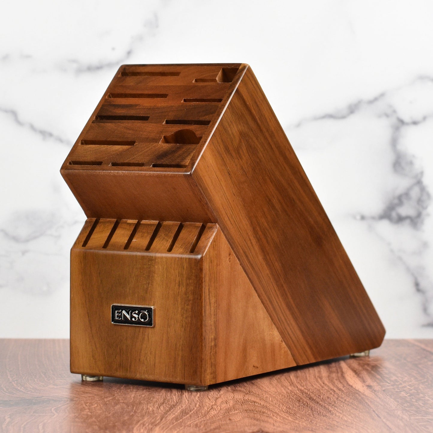 Enso HD 16 Piece Acacia Knife Block Set