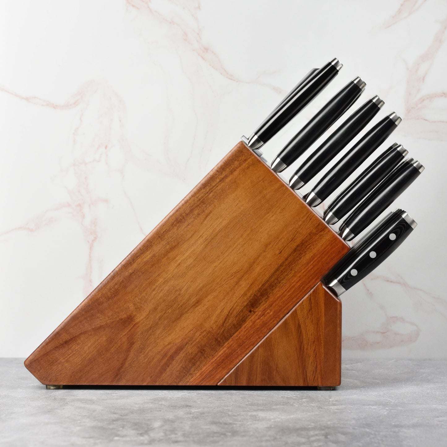 Enso HD 25 Piece Acacia Knife Block Set
