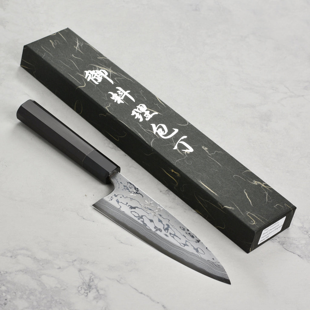 Hatsukokoro x Yauji Aogami #2 Damascus 6.5" Single Bevel Deba