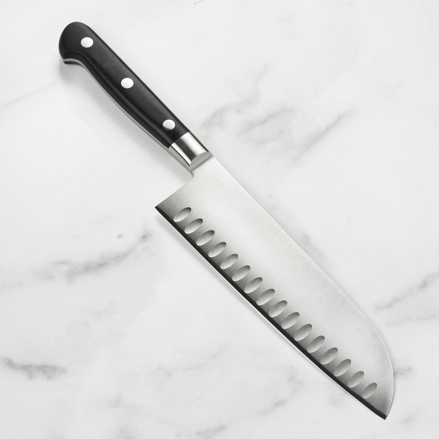 Messermeister Meridian Elite 7" Hollow Edge Santoku Knife
