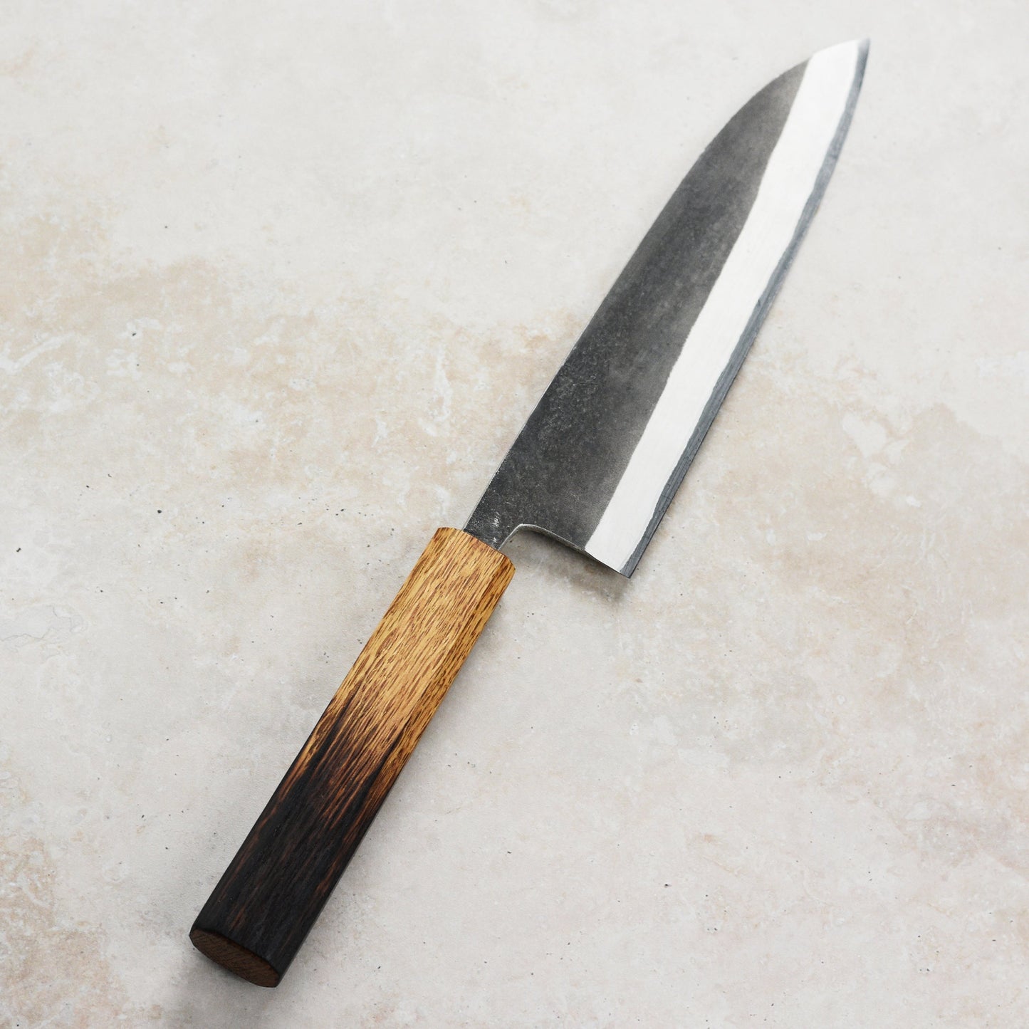 Sakoda Shirogami #2 Stainless Clad 7" Gyuto