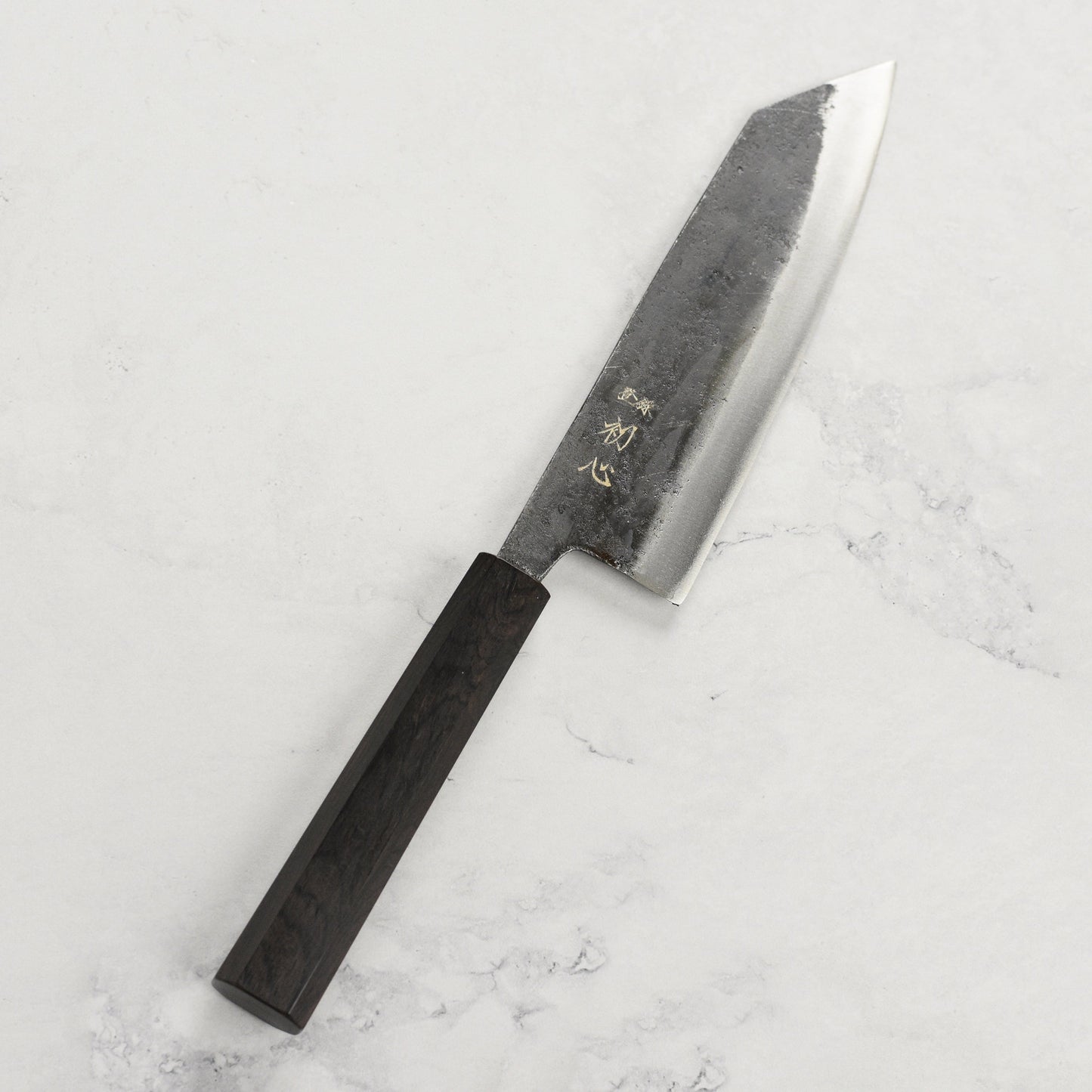 Hatsukokoro Kurogane Aogami #2 Kurouchi 6.5" Bunka