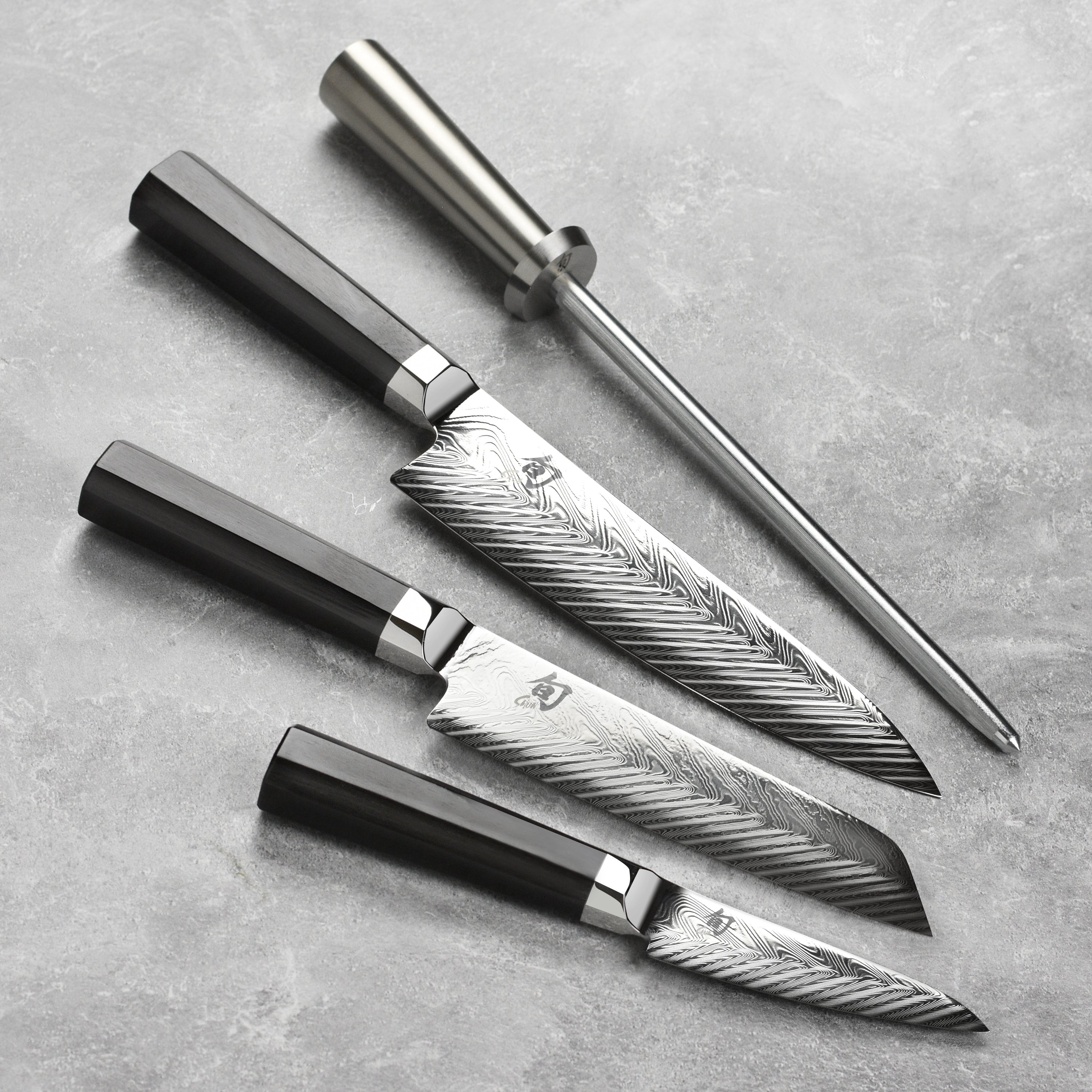 Shun Dual Core 5 Piece Knife Block Set