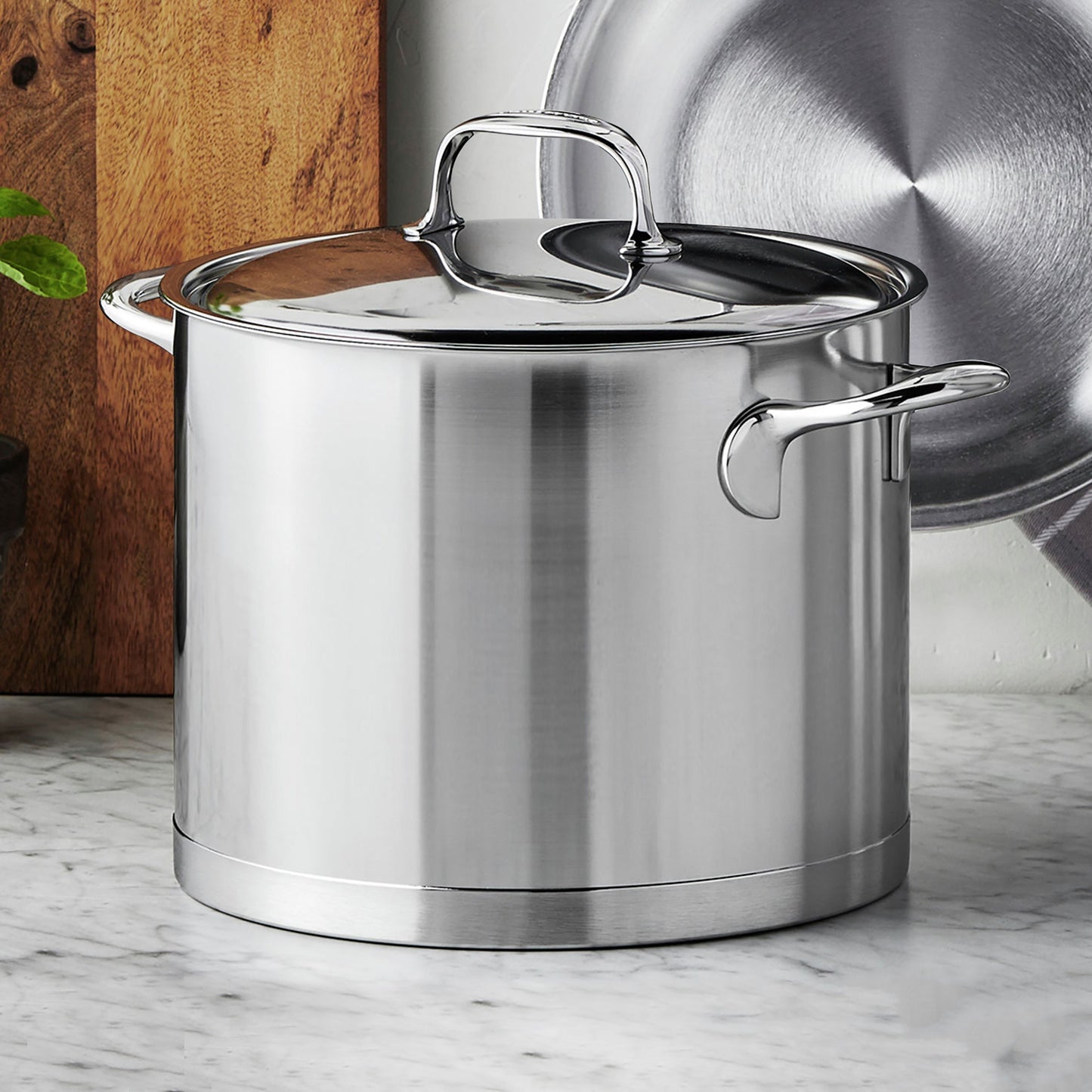 Demeyere Atlantis 8.5-quart Stainless Steel Stock Pot