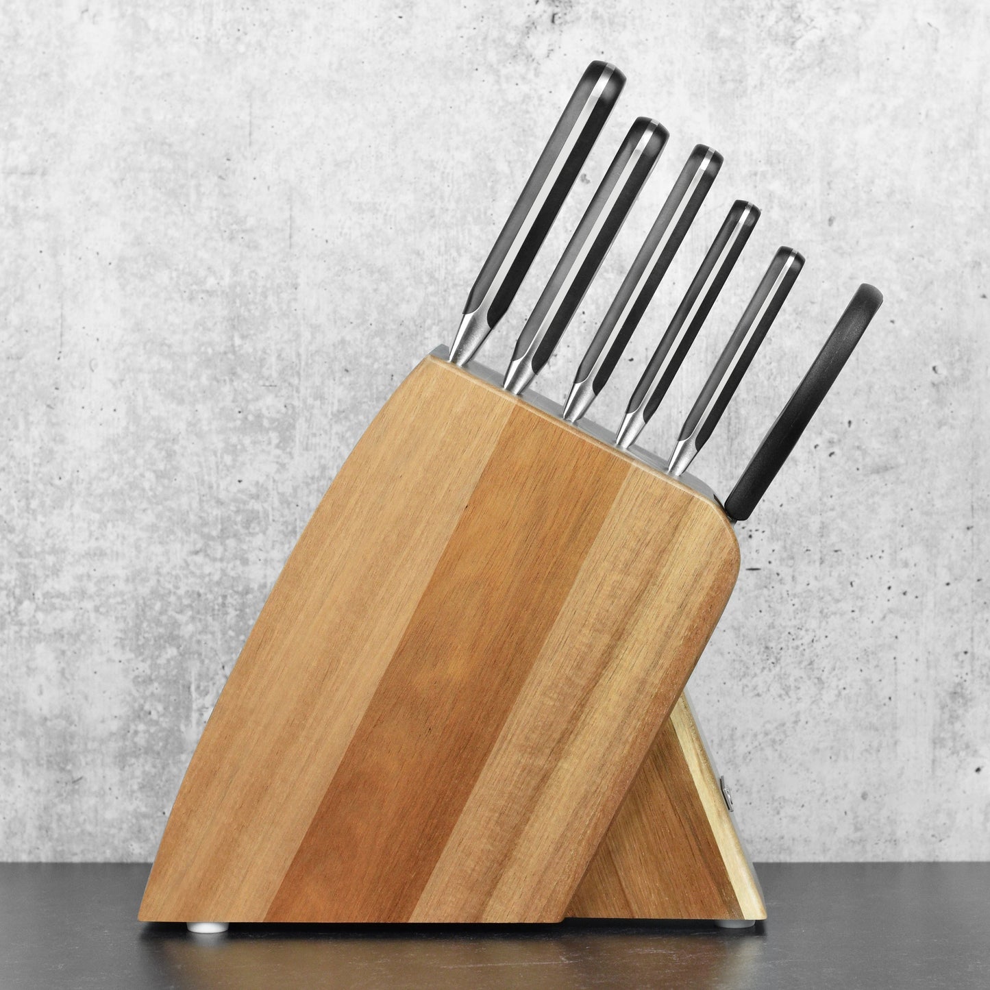 Wusthof Classic 7 Piece Acacia Slim Knife Block Set