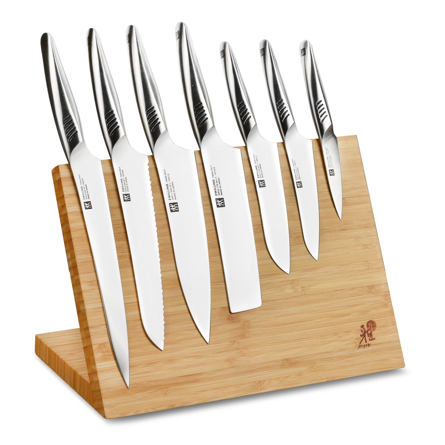 Zwilling Twin Fin II 8 Piece Magnetic Knife Block Set