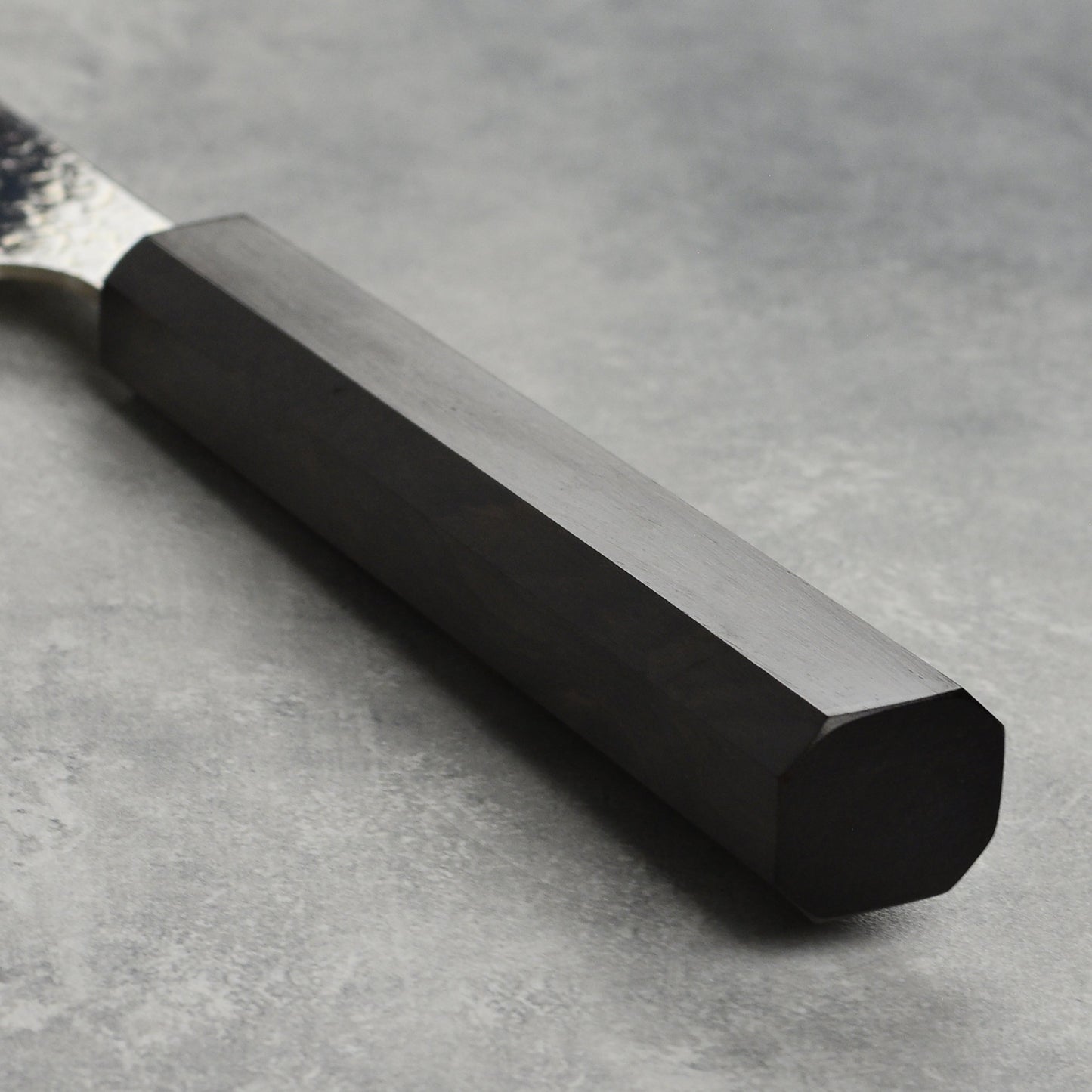 Saji Rainbow Damascus 6.5" Santoku, Ebony