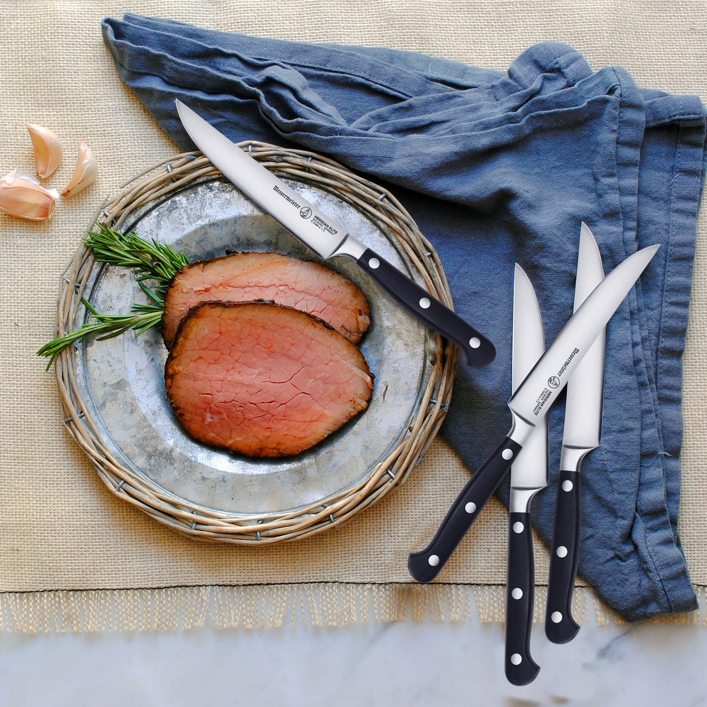 Messermeister Meridian Elite 4 Piece Steak Knife Set