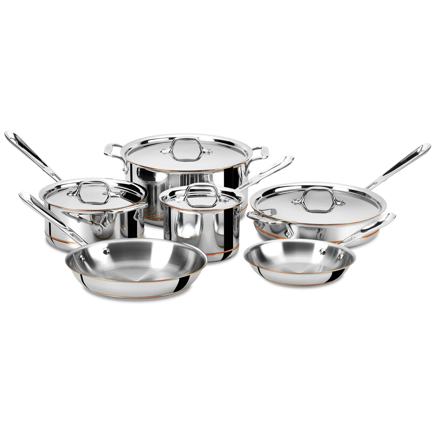 All-Clad Copper Core 10 Piece Cookware Set