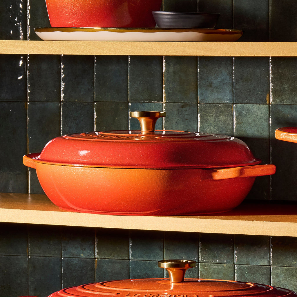 Le Creuset Signature Cast Iron 3.5-quart Flamme Doree Braiser