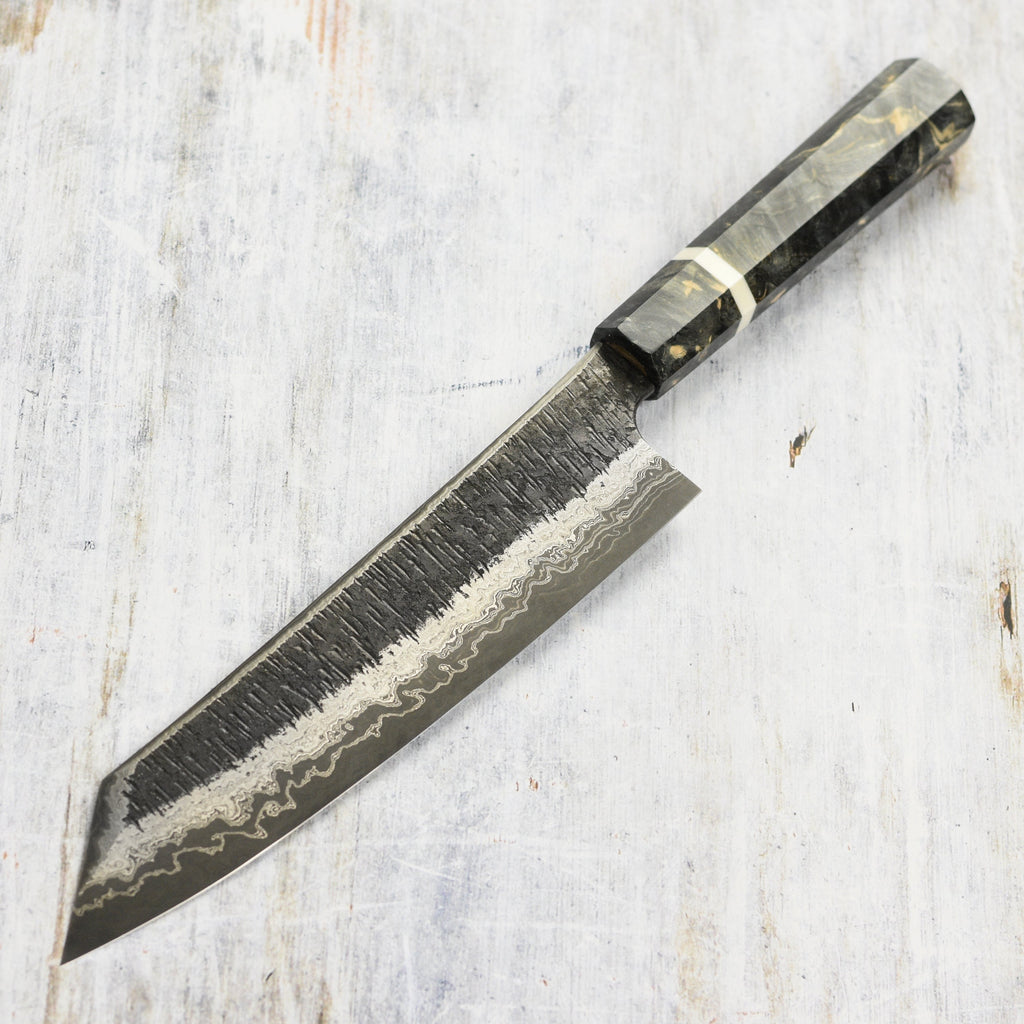 Hatsukokoro x Nigara Itadaki Coreless Damascus 9.4" Kiritsuke Gyuto