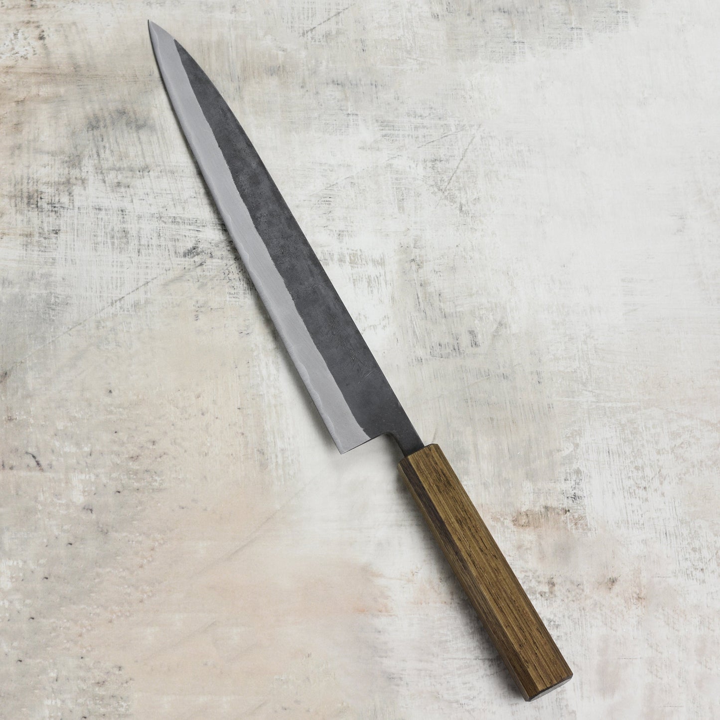 Shiro Kamo Aogami Super Kurouchi Stainless Clad 10.6" Sujihiki