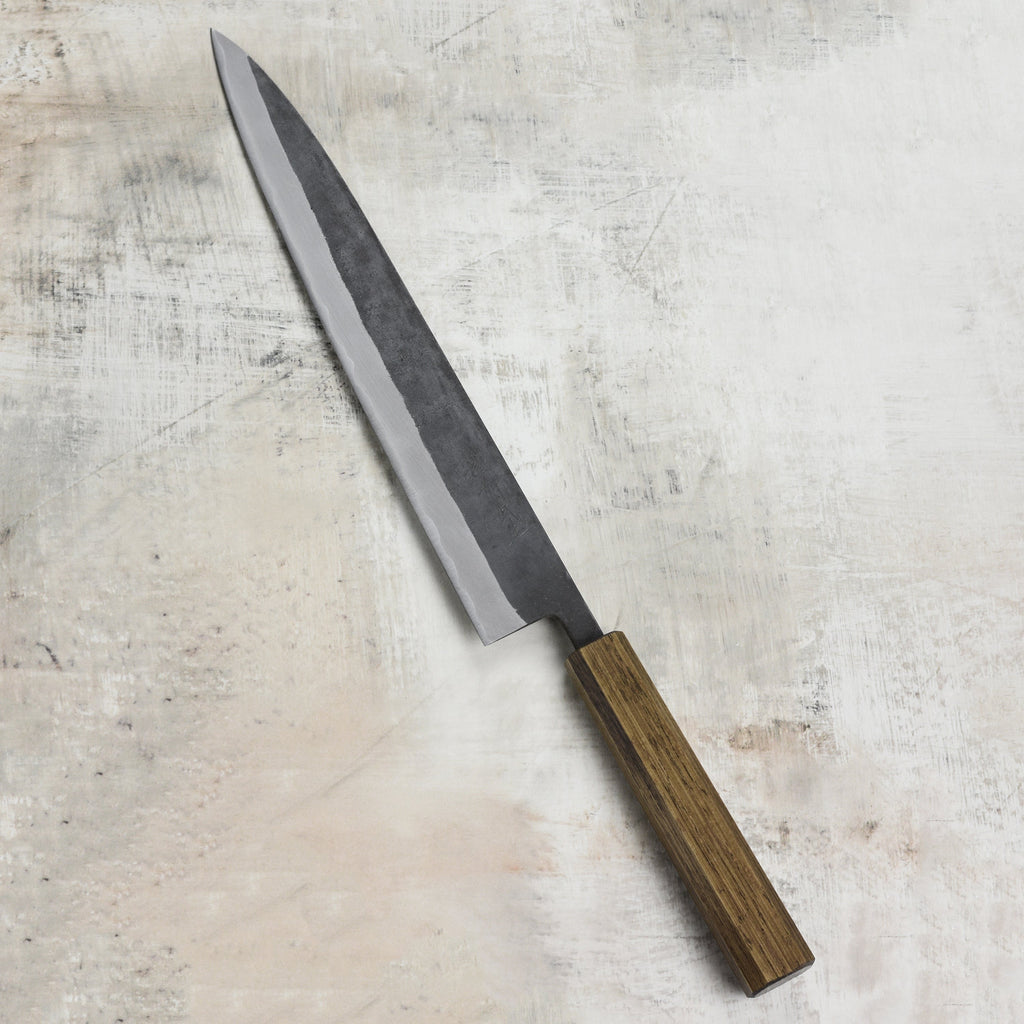 Shiro Kamo Aogami Super Kurouchi Stainless Clad 10.6" Sujihiki