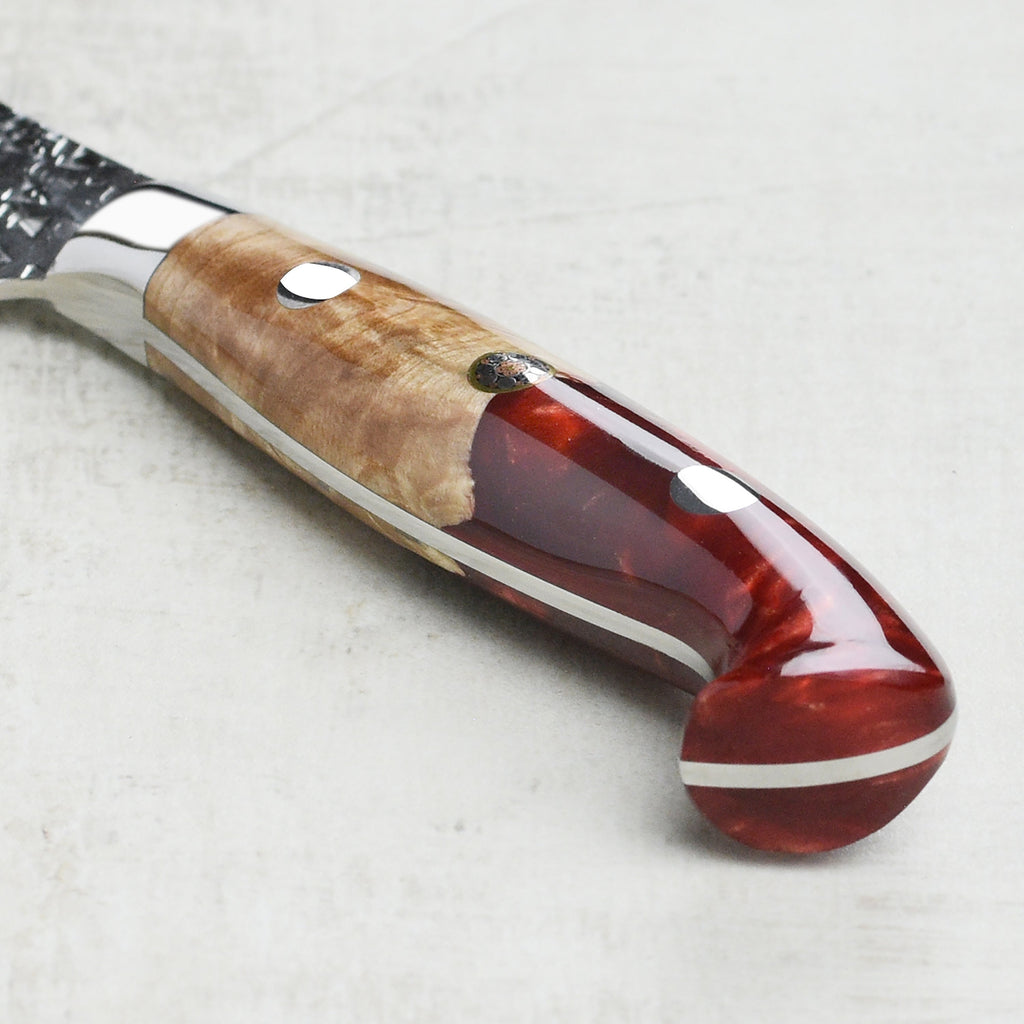 Kurosaki Shizuku Forged SG2 Damascus 5.9" Petty with Saya