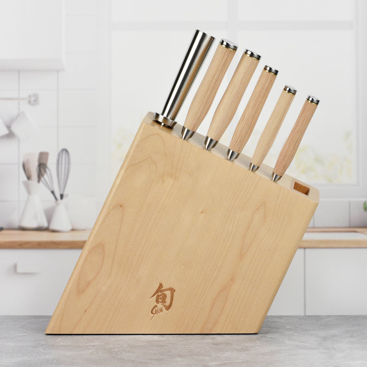 Shun Premier Blonde 7 Piece Knife Block Set