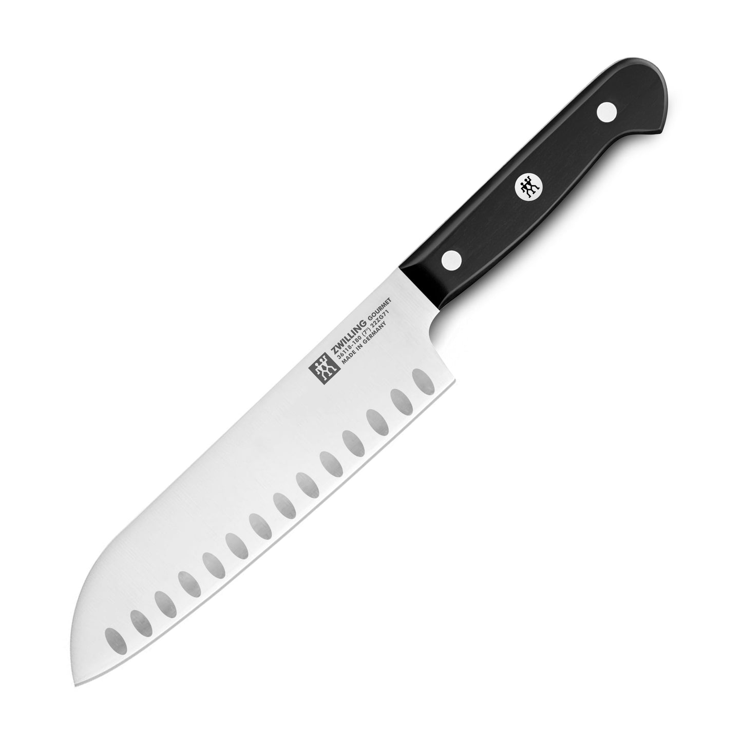 Zwilling Gourmet 7" Hollow Edge Santoku Knife