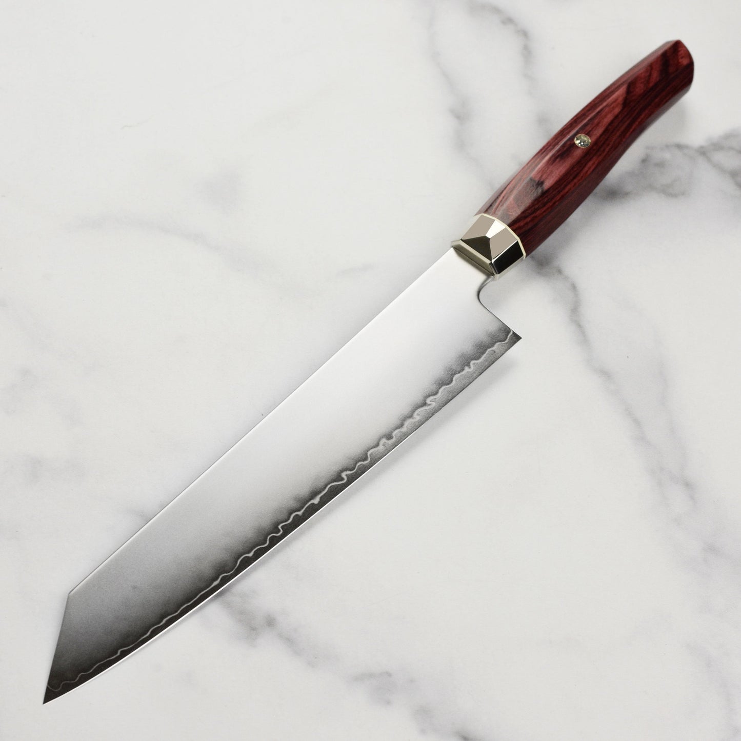 Zanmai Revolution SG2 9" Kiritsuke with Red Pakkawood Handle