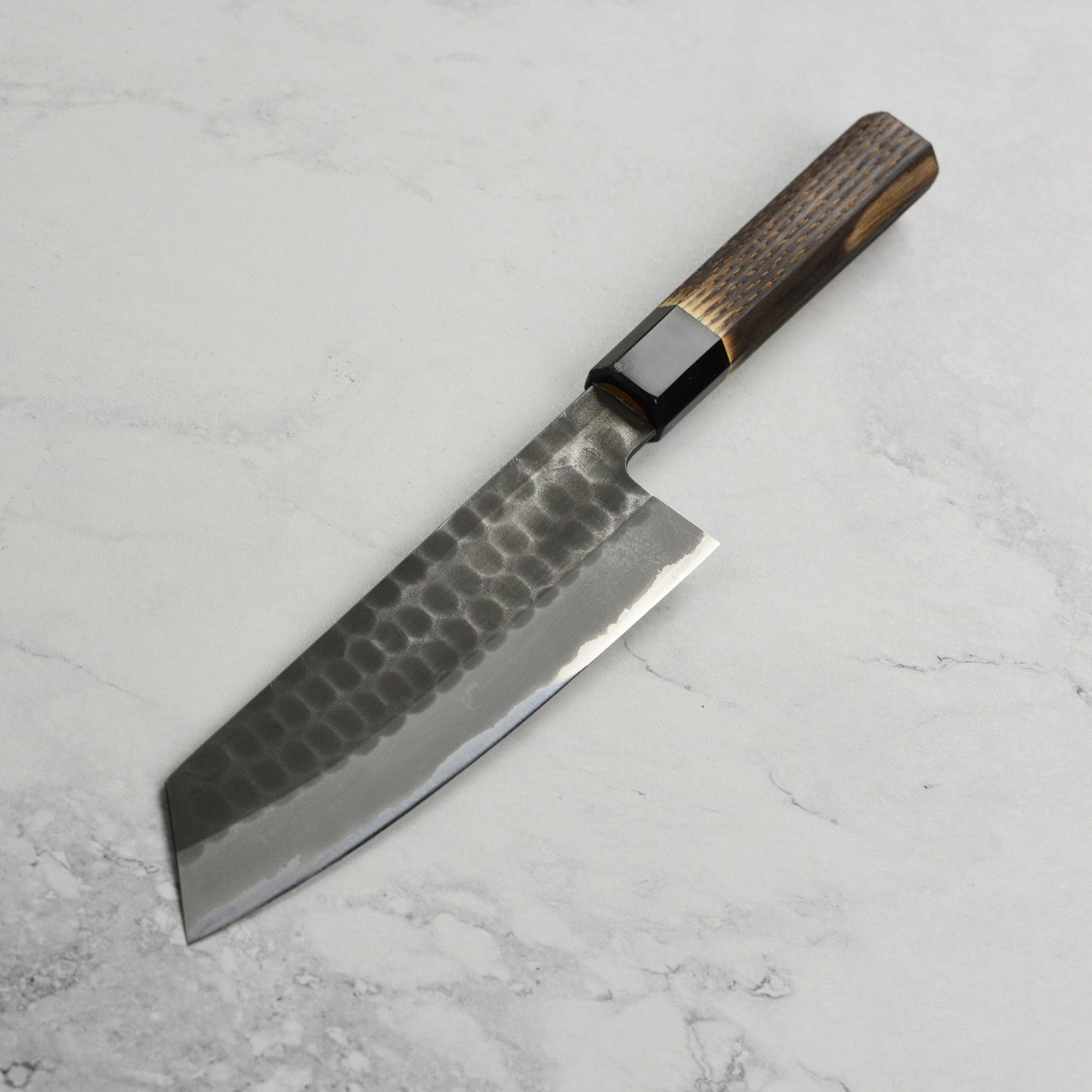 Hinoura Shirogami #2 Kurouchi Tsuchime 7" Bunka