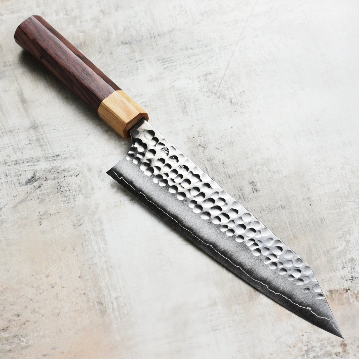 Yoshimi Kato Forged Ginsan Stainless Clad 8.25" Kiritsuke Gyuto