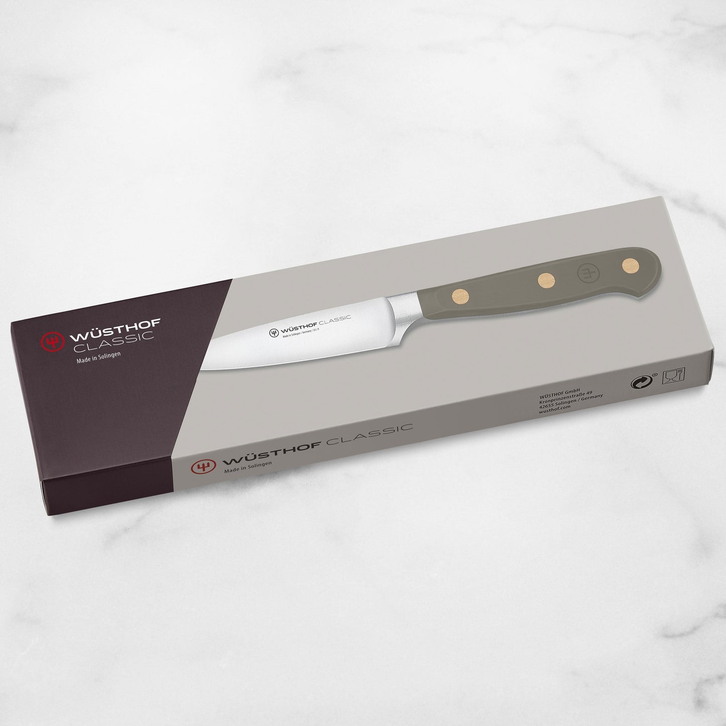 Wusthof Classic Velvet Oyster 3.5" Paring Knife