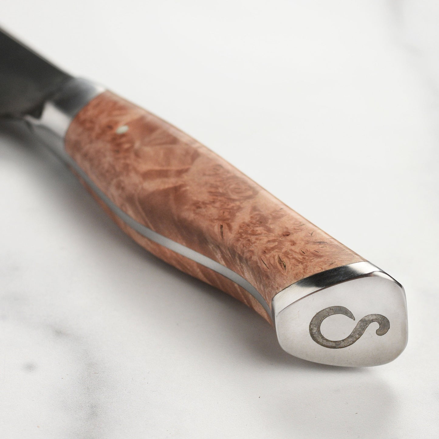 Steelport Carbon Steel 10" Slicing Knife with Oregon Maple Magnetic Sheath