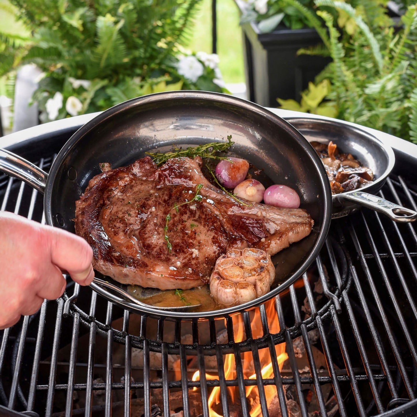 Hestan NanoBond 11" Titanium Stainless Steel Skillet