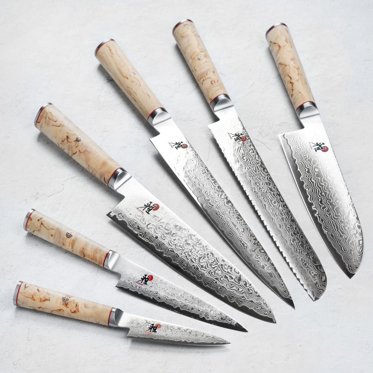 Miyabi Birchwood SG2 9 Piece Knife Block Set