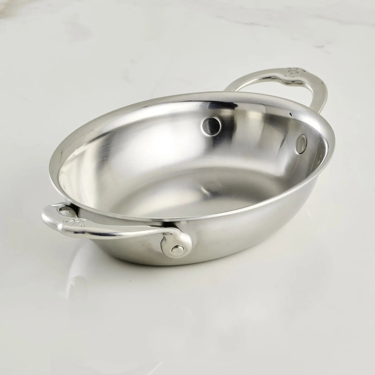 Hestan Tri-Ply Oval Au Gratin, 8.5" x 6"