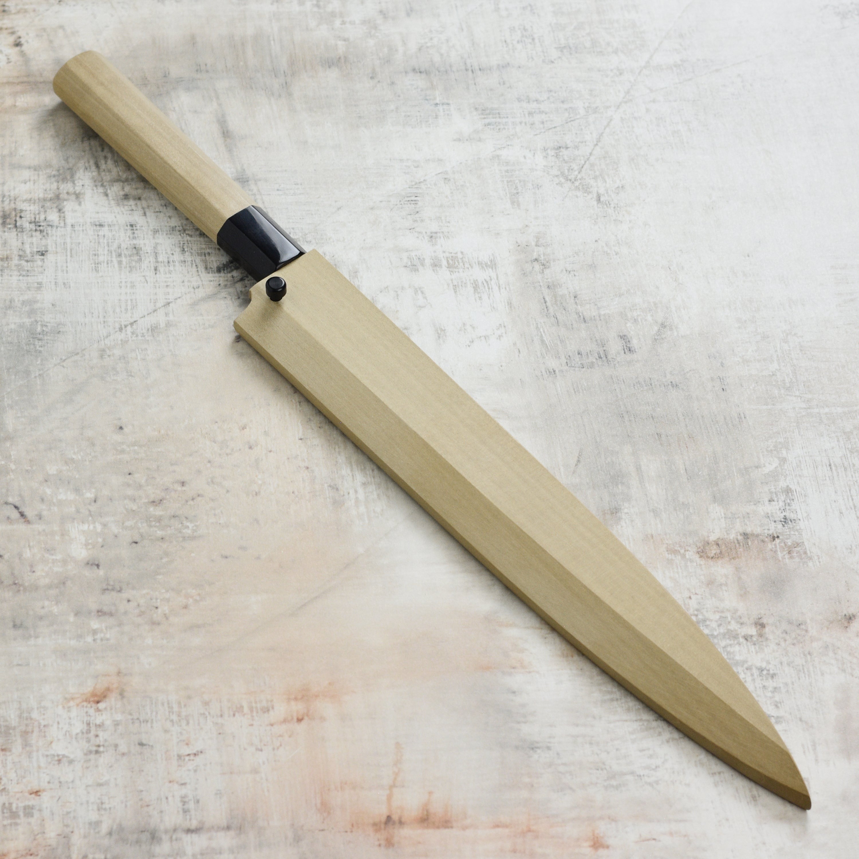 Ittetsu x Nakagawa Shirogami #2 Single-Bevel 10.6" Yanagiba with Saya